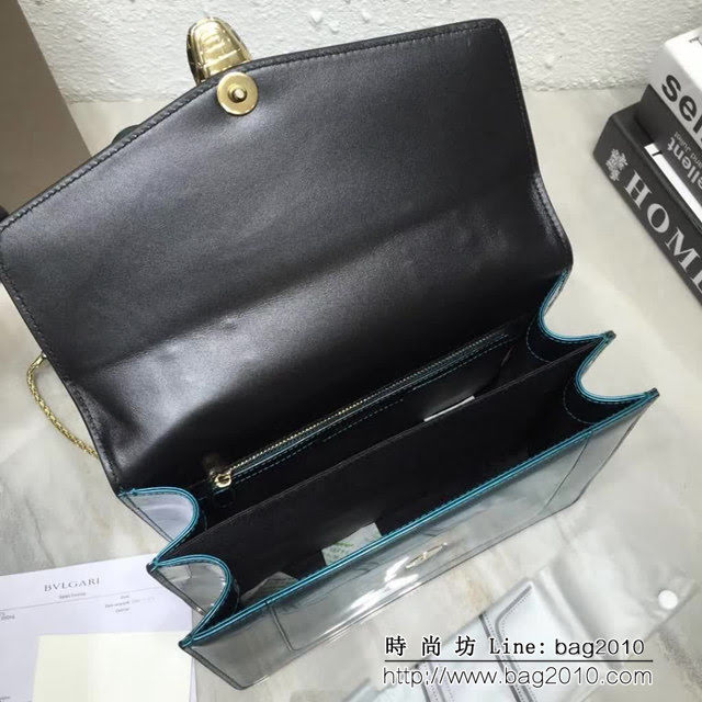 BVLGARI寶格麗 3層大號蛇頭包 頂級漆皮 手提單肩斜挎包 38629 FYD1409